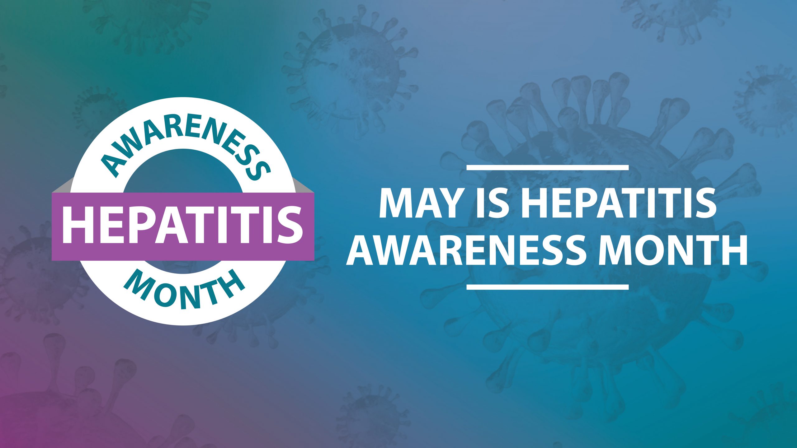 Hepatitis awareness month thumbnail from the CDC graphics pack